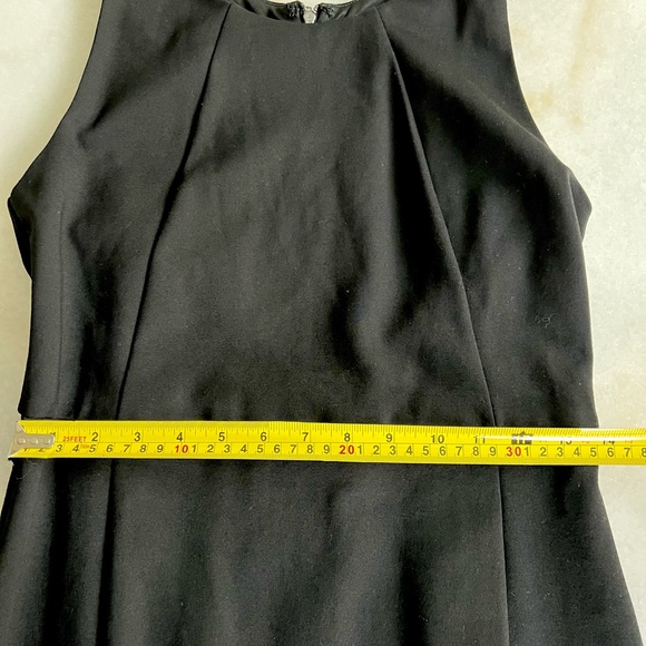 Lulu’s Fitted Midi Dress - Sleeveless Fitted Black Knee Length Dress - Picture 7 of 8
